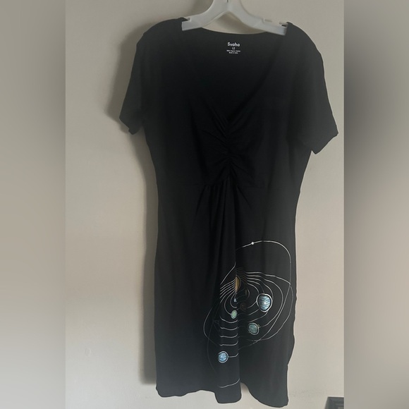 SVAHA Solar System Dress Black Planets SZ 12 - Picture 1 of 6